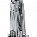 Metal Earth Empire State Building Model 3D Metalowy Laser Cut