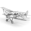 Metal Earth Samolot DH 82 Tiger Moth Model 3D Metalowy Laser Cut